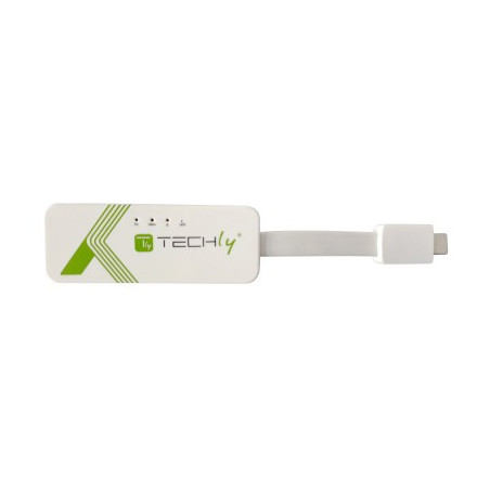 Adattatore techly usb-c ethernet gigabit rj45 lan