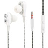 Auricolari fontastic duett in ear con microfono e telecomando bianco