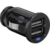 Alimentatore da auto goobay 44177 2 porte usb max.12w/2.4a nero