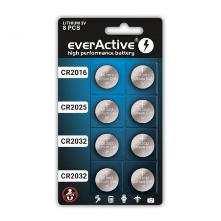 Pile a bottone everactive lithium [crmix8bl]