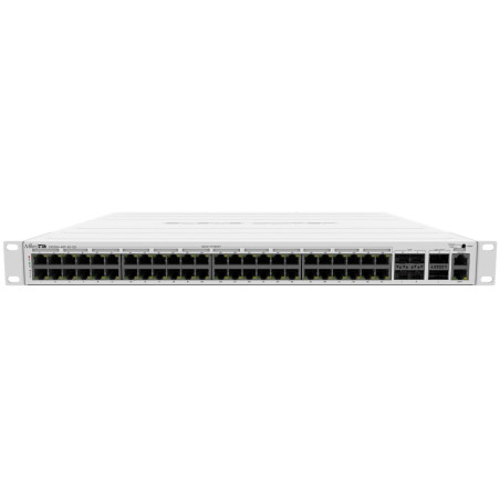 Switch mikrotik crs354-48p-4s+2q+rm 650mhz cpu, 64mb, 48x