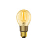 Lampadina led woox r9078 smart e27 6w wi-fi classe f marrone/oro