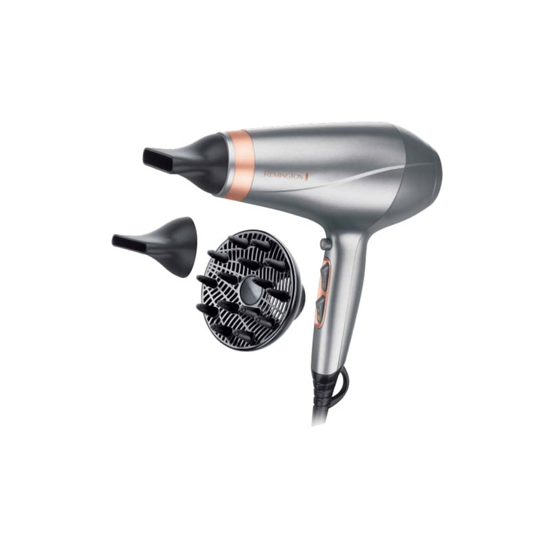 Asciugacapelli remington 2200w argento [ac8820]