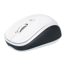 Mouse manhattan 17 dual-mode bluetooth e wireless 2.4 ghz bianco