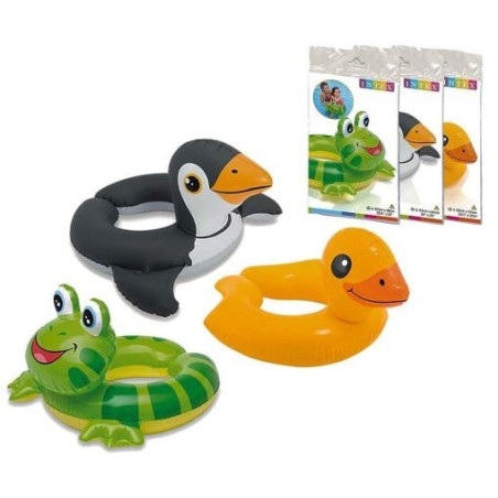 Salvagente intex animaletti 60cm, assortito