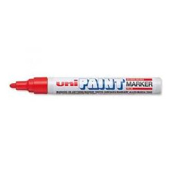 Marcatore uni paint px20 rosso p. media a vernice [mpx20r]
