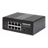 Switch intellinet ethernet gigabit 8 porte poe+ con poe passante