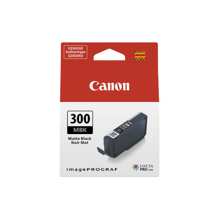cartuccia canon pfi-300 mbk 14.4ml nero opaco [4192c001]