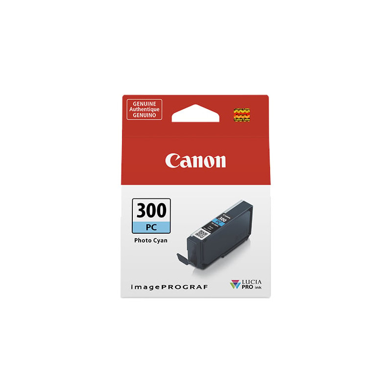 Cartuccia canon pfi-300 pc foto 14ml ciano [4197c001]