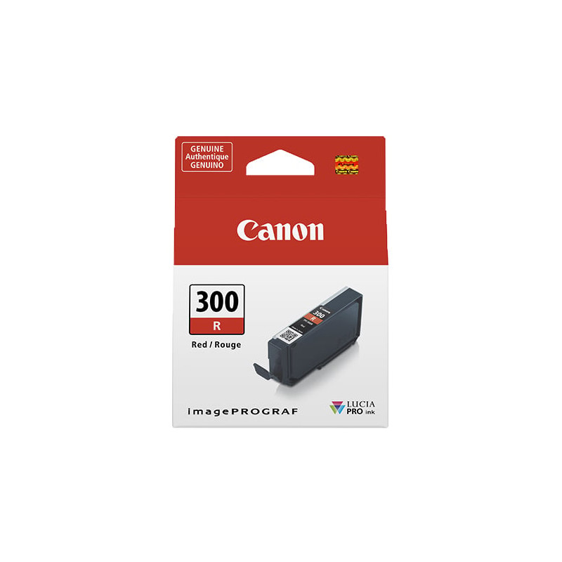 Cartuccia canon pfi-300r 14.4ml rosso [4199c001]