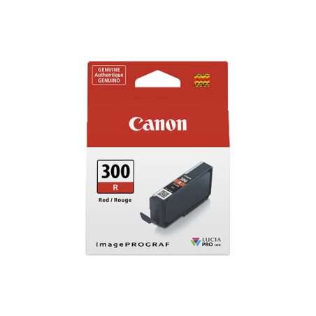 Cartuccia canon pfi-300r 14.4ml rosso [4199c001]