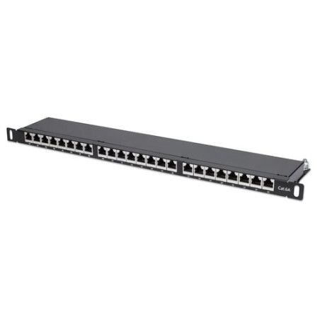 Pannello patch intellinet 720922 24 posti 19'' cat6a schermato