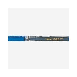 Scatola 12 marcatori pocket 1445 blu p.tonda permanente bic [820901]