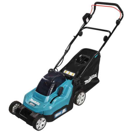 Rasaerba makita a batteria 18v 40l blu/bianco [dlm382z]