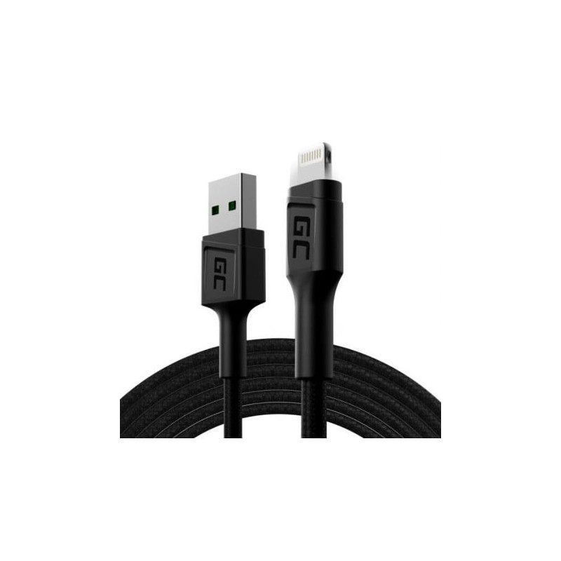 Cavo green cell ray usb-lightnin 200cm, led backlight [akgcetu00000015]