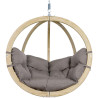 Poltrona pensile amazonas globo chair taupe grigio [az-2030812]