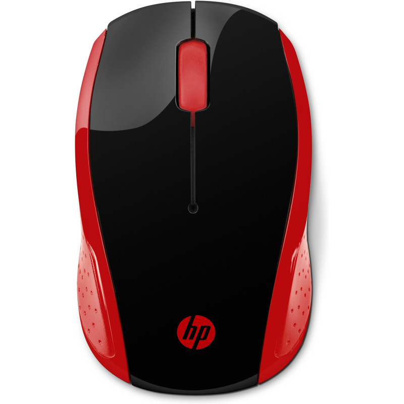 Mouse hp 200 rf wireless optical 1000 dpi ambidextrous [2hu82aa]