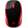 Mouse hp 200 rf wireless optical 1000 dpi ambidextrous [2hu82aa]