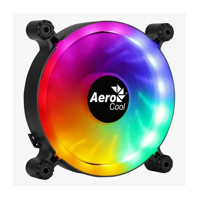 Ventola 120x120 aerocool spectro 12 frgb nero [aeropgs-spectro-frgb]