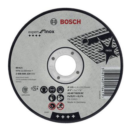 Bosch accessories 2608600095 2608600095 disco di taglio dritto 180