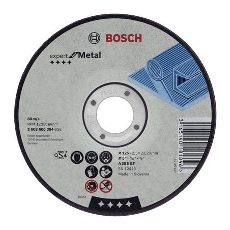 Bosch accessories 2608600382 2608600382 disco di taglio dritto 150