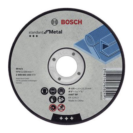 Bosch accessories 2608603163 2608603163 disco di taglio dritto 115