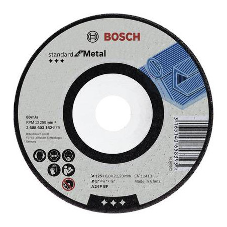 Bosch accessories 2608603181 disco di sgrossatura con centro depresso