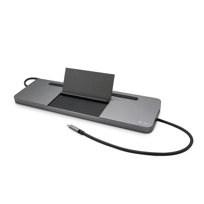 docking station itec usb-c metal ergonomic 3x 4k con pd [c31flatdockpdpro]