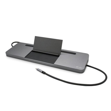 docking station itec usb-c metal ergonomic 3x 4k con pd [c31flatdockpdpro]
