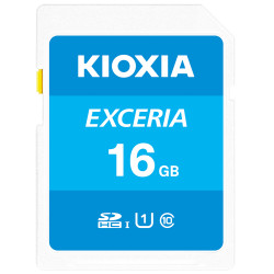 16gb scheda sdhc kioxia exceria class 10 uhs-1 [lnex1l016gg4]