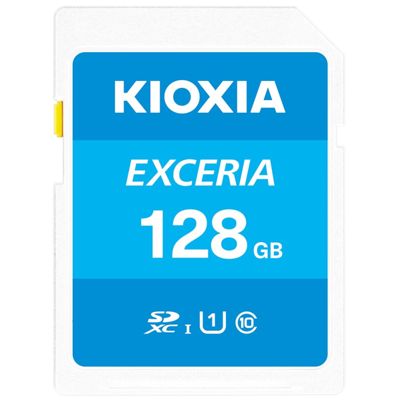128gb scheda sdxc kioxia exceria class 10 uhs-1 [lnex1l128gg4]