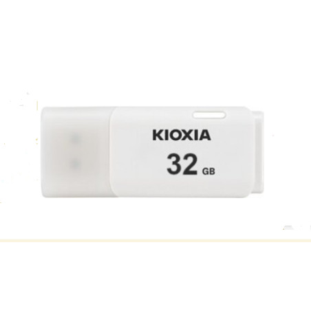 Pen drive 32gb kioxia stick transmemory u202 usb 2.0 bianco [lu202w032g]
