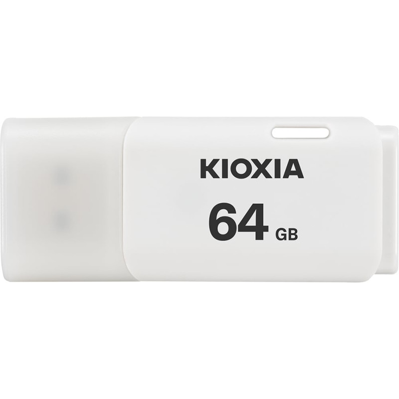 Pen drive 64gb kioxia u202 hayabusa usb 2.0 bianco [lu202w064g]