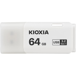 Pen drive 128gb kioxia u301 transmemory usb 3.2 bianco [lu301w064g]