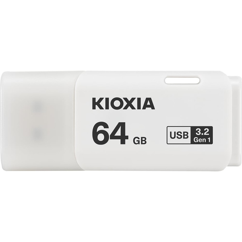 pen drive 128gb kioxia u301 transmemory usb 3.2 bianco [lu301w064g]