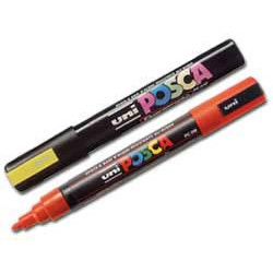 Marcatore uni posca pc5m grigio p. media [mpc5mgr]