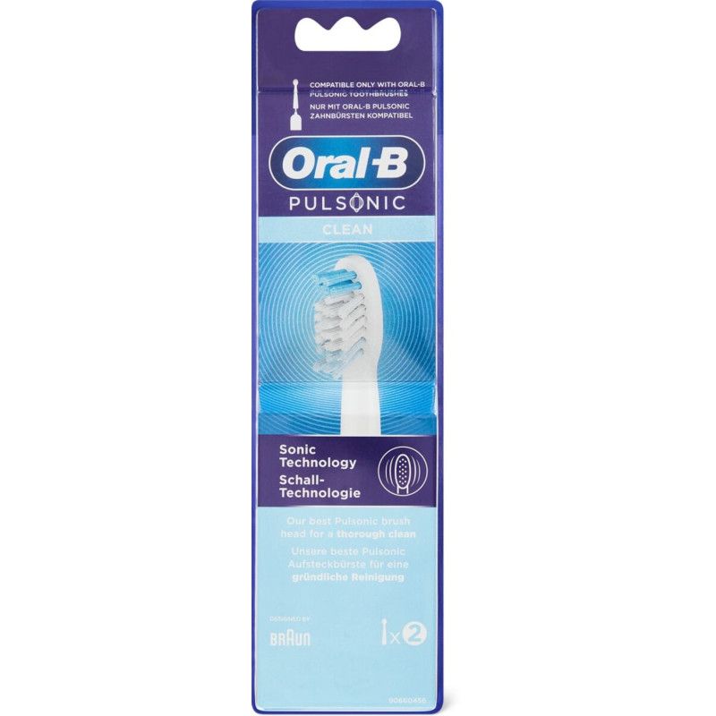 Set testine di ricambio oral-b pulsonic clean per spazzolino