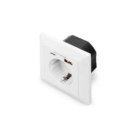 Presa digitus da-70615 2 usb ports up