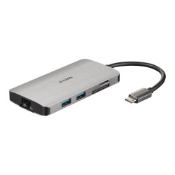 Hub usb d-link dub-m810 usb-c 8-port usb 3.0 [dub-m810]