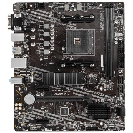 scheda madre msi a520m pro am4 [7d14-005r]