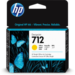Cartuccia hp giallo 29ml no.712 designjet ink cartridge [3ed69a]