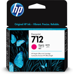 Cartuccia hp magenta 29ml no.712 designjet ink cartridge [3ed68a]