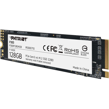 Ssd 128gb patriot p300 m.2 pci-ex4 nvme [p300p128gm28]