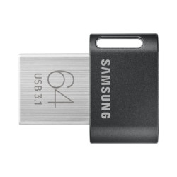 Pen drive 64gb samsung fit plus usb3.1 gray muf-64ab/ap [sgsam3g64fit003]