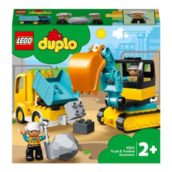 Lego duplo 10931 camion e scavatrice cingolata [wplgps0ub010931]