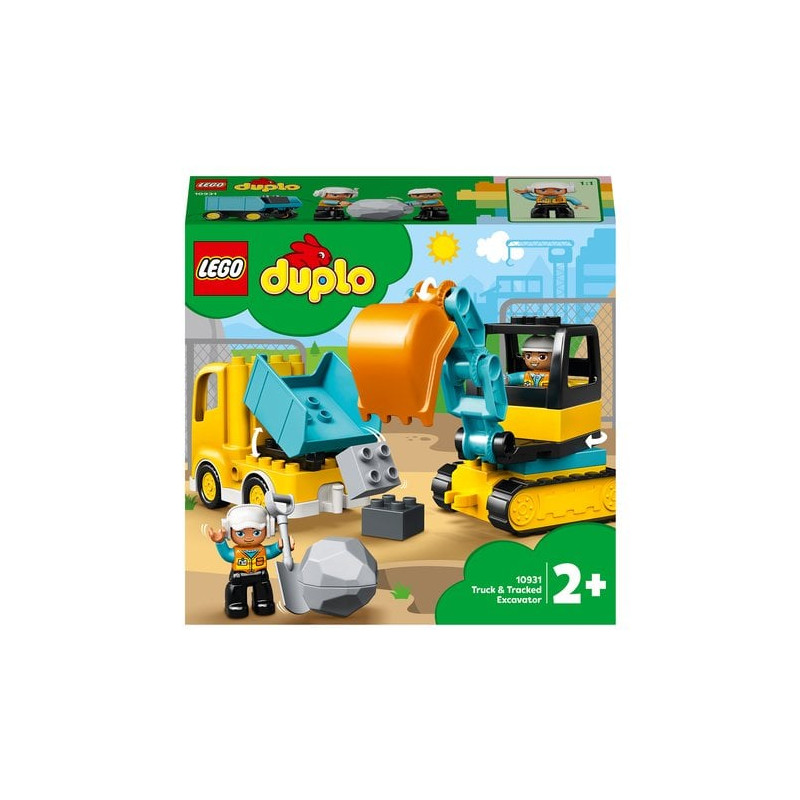 Lego duplo 10931 camion e scavatrice cingolata [wplgps0ub010931]