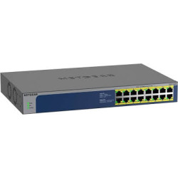Switch netgear gs516pp poe+/ge/uma/16 - 16x poe+, poe-budget