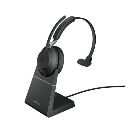 Cuffia jabra evolve2 65 usb-a uc mono stand bt nero [26599-889-989]