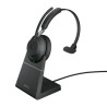 Cuffia jabra evolve2 65 usb-a uc mono stand bt nero [26599-889-989]