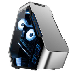 Case jonsbo tr03-a vetrina vetro temperato argento